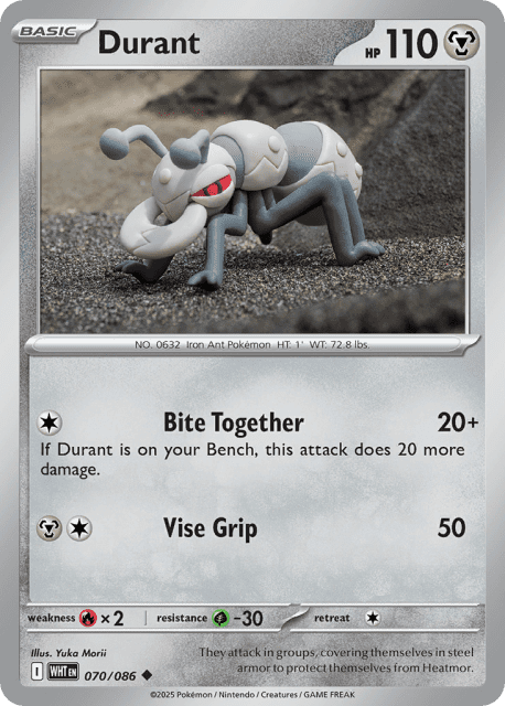 Durant (Reverse Holofoil) (70) — White Flare