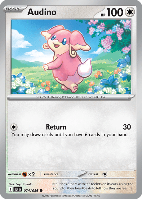 Audino (74) — Black Bolt