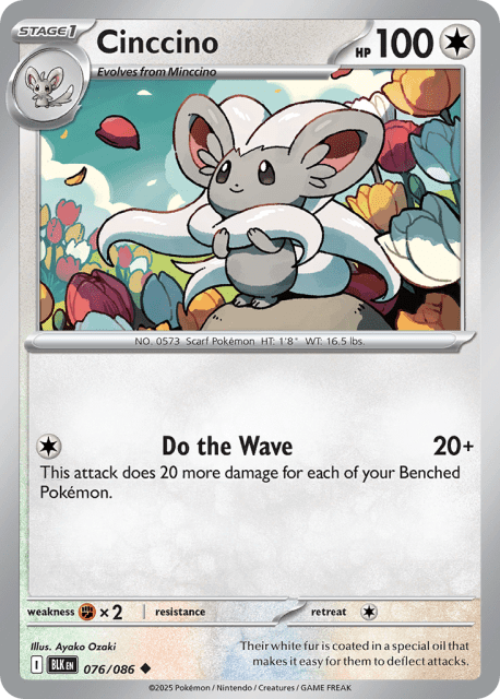 Cinccino (76) — Black Bolt