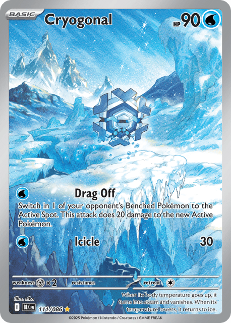 Cryogonal (Holofoil) (111) — Black Bolt