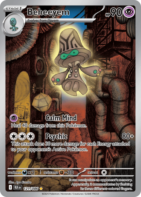 Beheeyem (Holofoil) (121) — Black Bolt