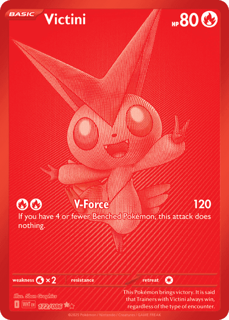 Victini (Holofoil) (172) — White Flare