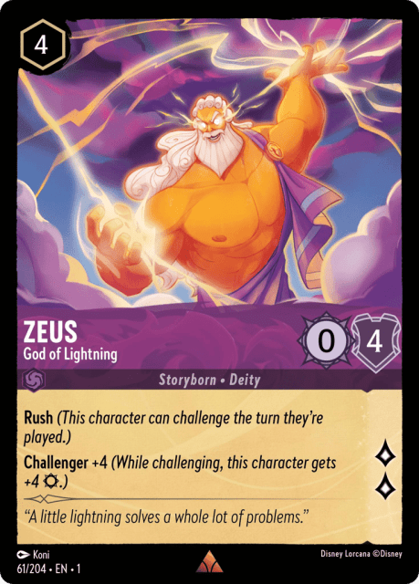 Zeus (61) — The First Chapter