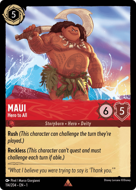 Maui (114) — The First Chapter