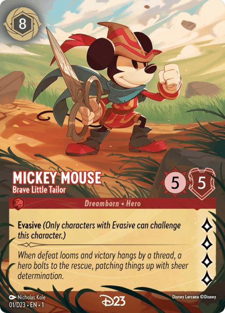 Mickey Mouse (Holofoil) (1) — D23 Collection 2024