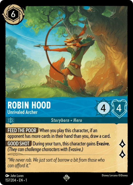 Robin Hood (Cold Foil) (157) — The First Chapter