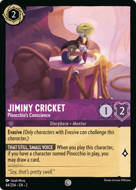 Jiminy Cricket (Cold Foil) (44) — Rise of the Floodborn