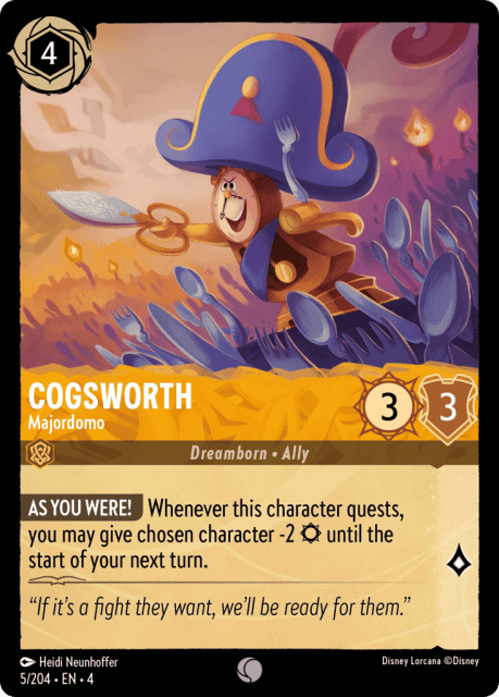Cogsworth (5) — Ursula's Return
