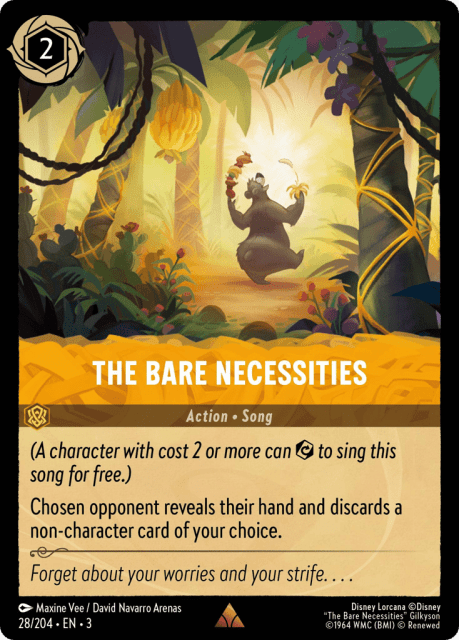 The Bare Necessities (Cold Foil) (28) — Into the Inklands