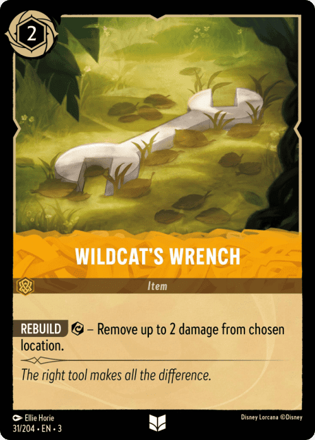 Wildcat's Wrench (Cold Foil) (31) — Into the Inklands