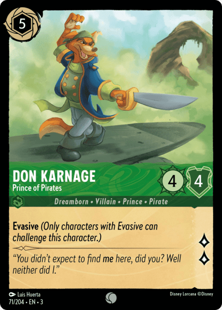 Don Karnage (Cold Foil) (71) — Into the Inklands
