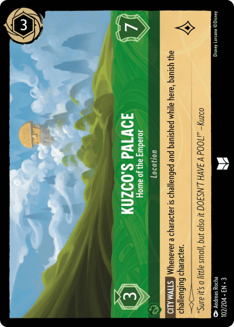 Kuzco's Palace (Cold Foil) (102) — Into the Inklands