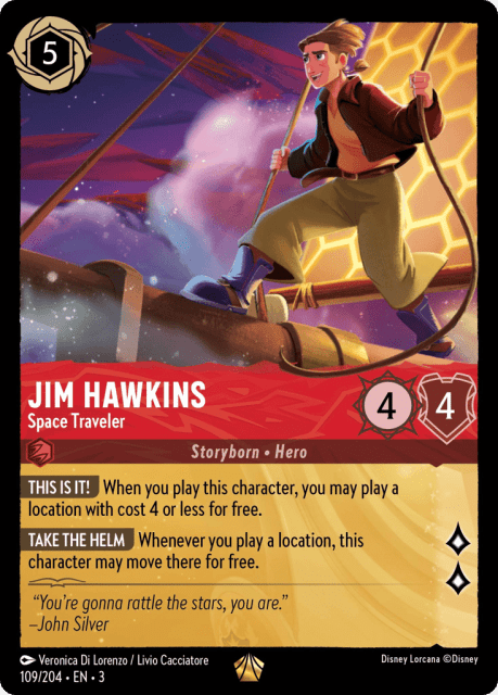 Jim Hawkins (Cold Foil) (109) — Into the Inklands