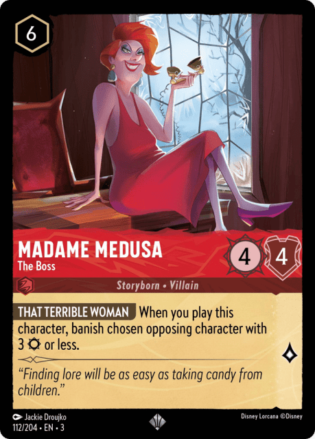 Madame Medusa (Cold Foil) (112) — Into the Inklands