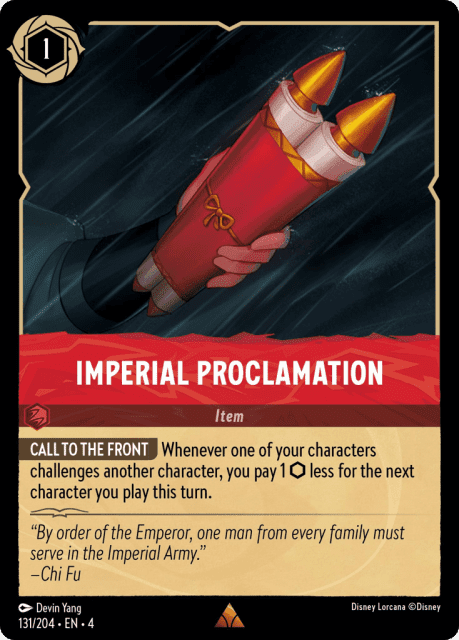 Imperial Proclamation (131) — Ursula's Return