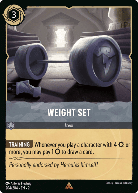 Weight Set (Cold Foil) (204) — Rise of the Floodborn