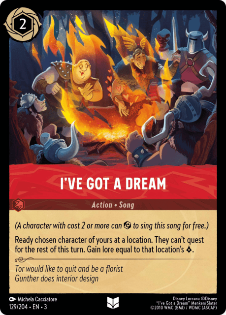 I've Got a Dream (Cold Foil) (129) — Into the Inklands