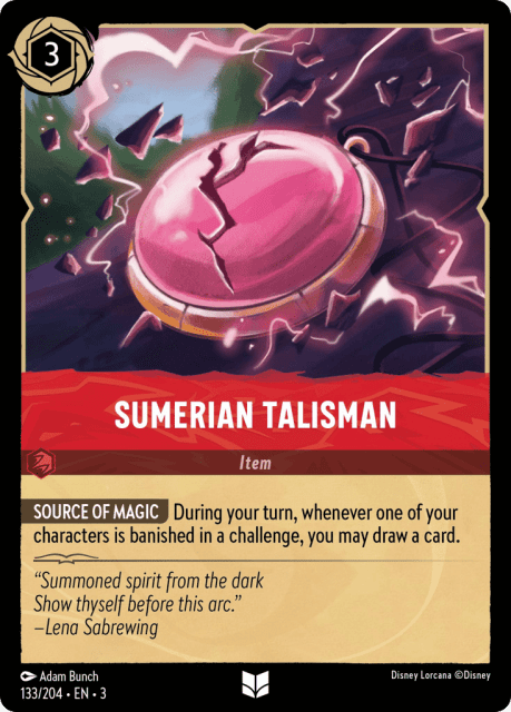Sumerian Talisman (Cold Foil) (133) — Into the Inklands