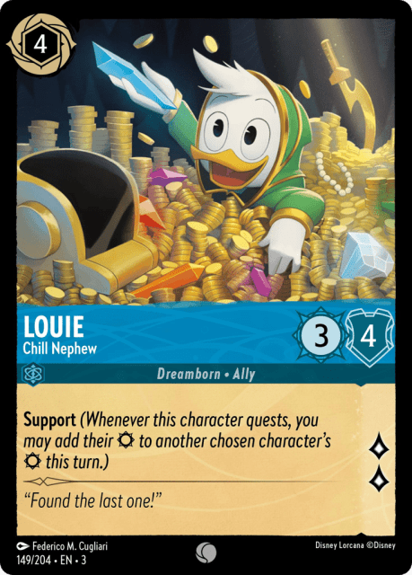 Louie (Cold Foil) (149) — Into the Inklands
