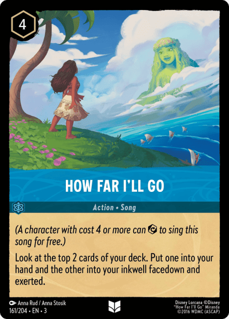 How Far I'll Go (Cold Foil) (161) — Into the Inklands