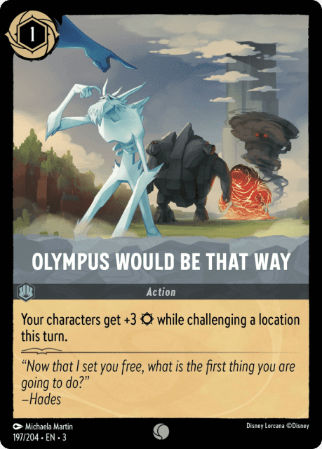 Olympus Would Be That Way (Cold Foil) (197) — Into the Inklands