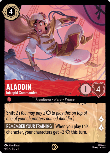 Aladdin (Cold Foil) (9) — Promo Expansion 2