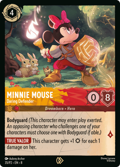 Minnie Mouse (Cold Foil) (35) — Promo Expansion 2