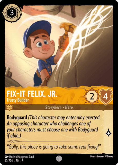 Fix-It Felix, Jr. (Cold Foil) (10) — Shimmering Skies