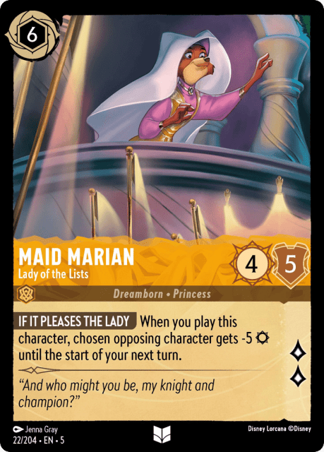 Maid Marian (Cold Foil) (22) — Shimmering Skies