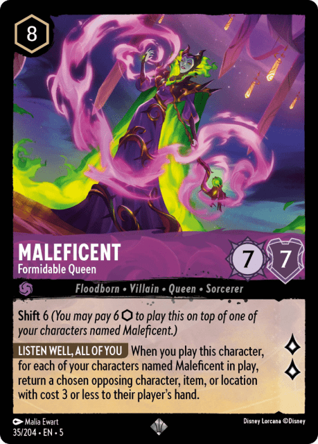 Maleficent (Cold Foil) (35) — Shimmering Skies