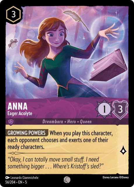 Anna (Cold Foil) (56) — Shimmering Skies