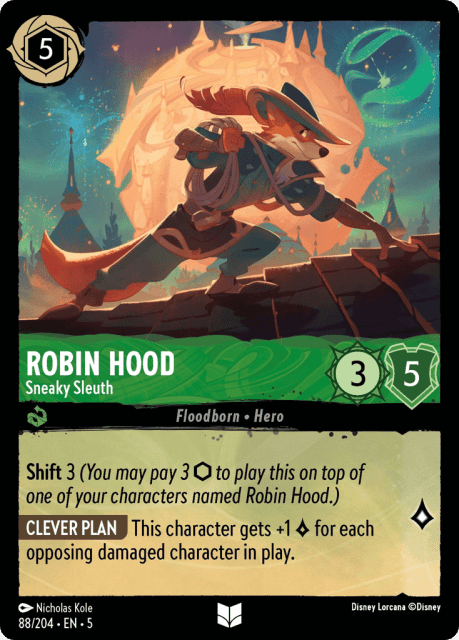 Robin Hood (Cold Foil) (88) — Shimmering Skies
