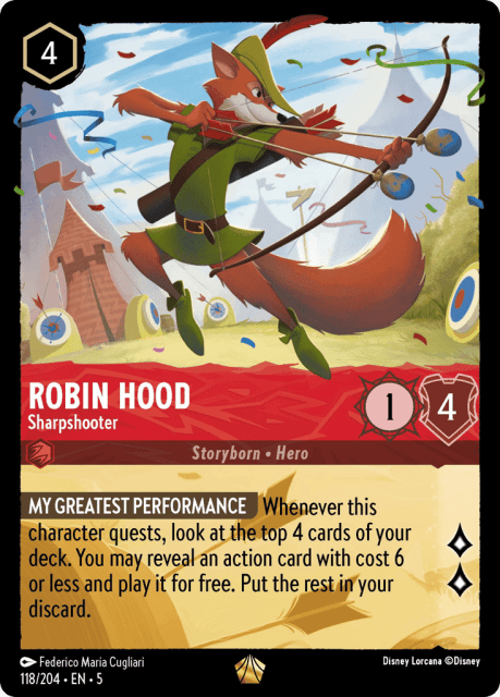 Robin Hood (Cold Foil) (118) — Shimmering Skies