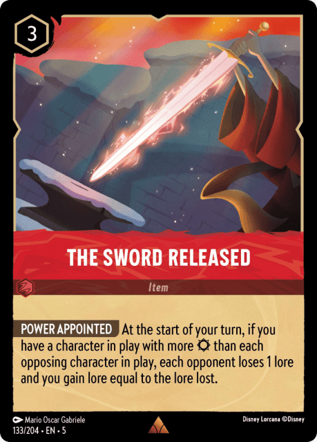 The Sword Released (Cold Foil) (133) — Shimmering Skies