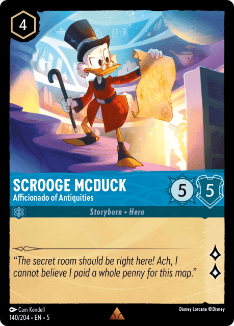 Scrooge McDuck (Cold Foil) (140) — Shimmering Skies