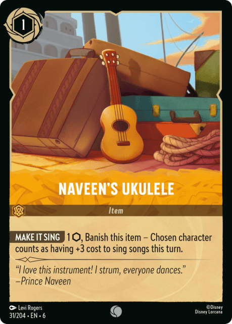 Naveen's Ukulele (Cold Foil) (31) — Azurite Sea