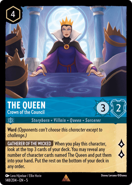 The Queen (Cold Foil) (148) — Shimmering Skies