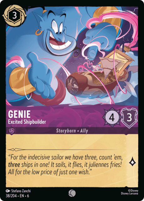 Genie (Cold Foil) (38) — Azurite Sea