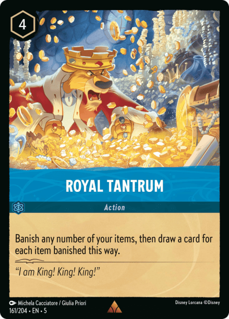 Royal Tantrum (Cold Foil) (161) — Shimmering Skies