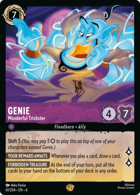 Genie (Cold Foil) (61) — Azurite Sea