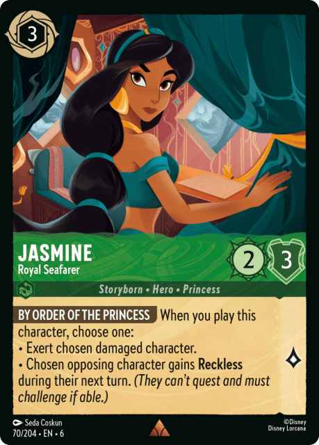 Jasmine (Cold Foil) (70) — Azurite Sea