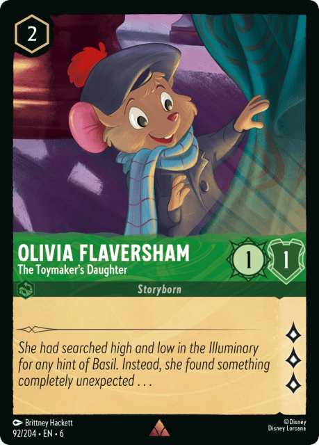 Olivia Flaversham (Cold Foil) (92) — Azurite Sea