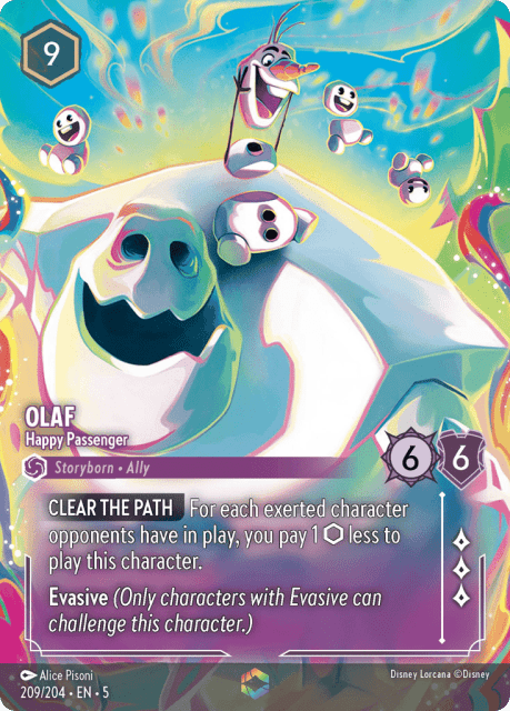 Olaf (Holofoil) (209) — Shimmering Skies