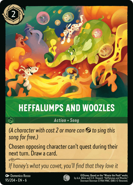 Heffalumps and Woozles (Cold Foil) (95) — Azurite Sea