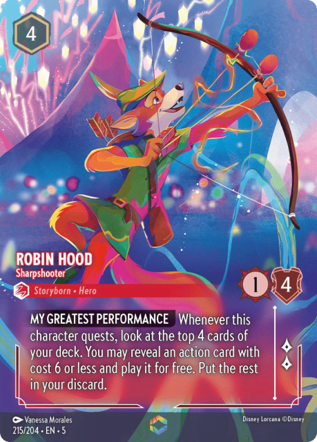 Robin Hood (Holofoil) (215) — Shimmering Skies