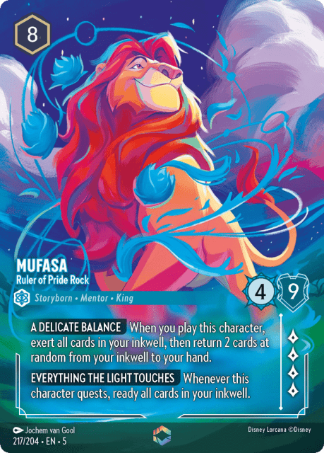Mufasa (Holofoil) (217) — Shimmering Skies