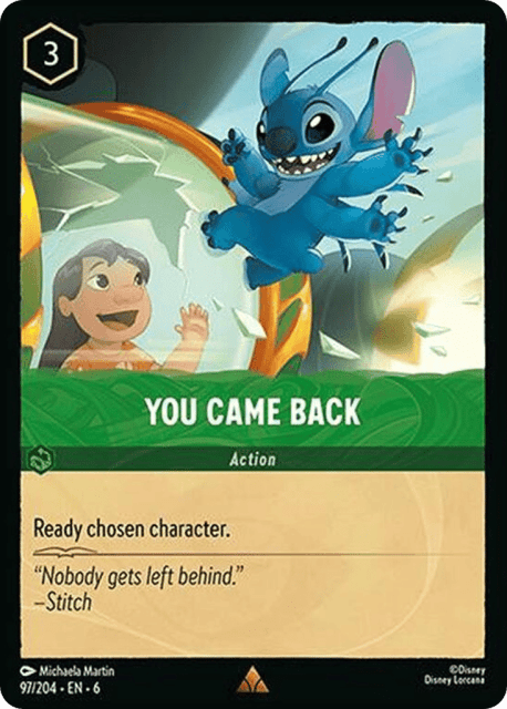 You Came Back (Cold Foil) (97) — Azurite Sea