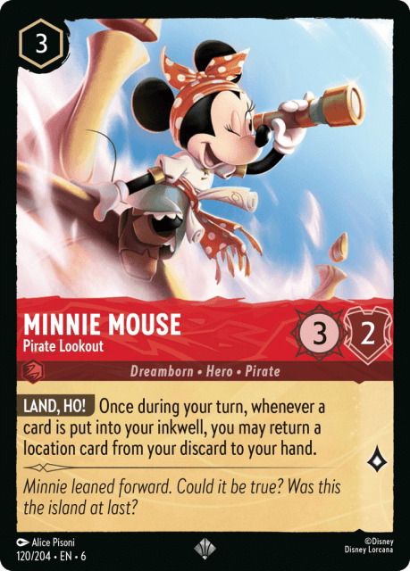 Minnie Mouse (Cold Foil) (120) — Azurite Sea
