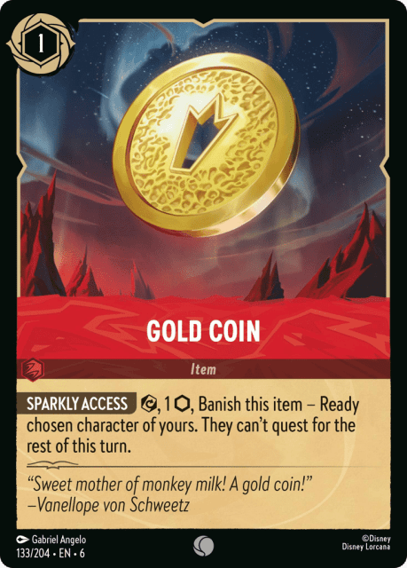 Gold Coin (133) — Azurite Sea