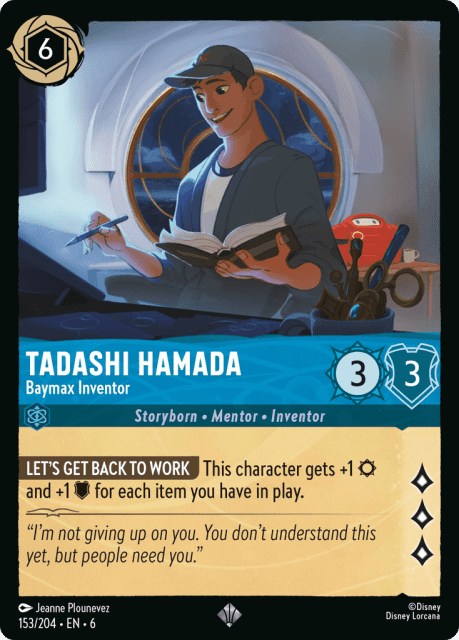 Tadashi Hamada (Cold Foil) (153) — Azurite Sea